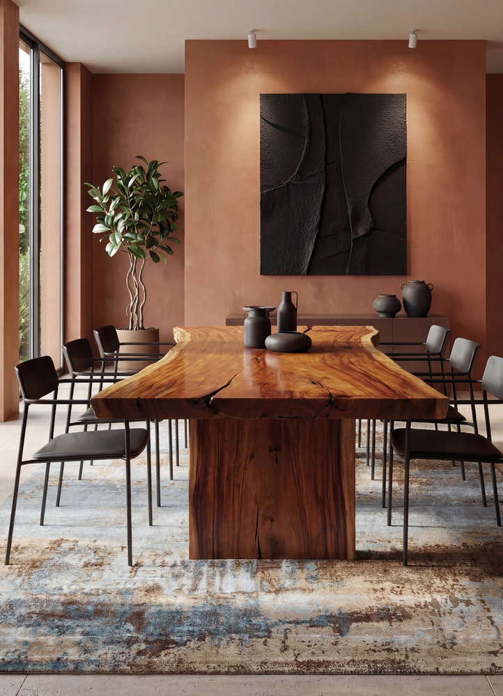 chaos theory by kavi grey and black wool and bamboo silk hand knotted Rug - Rander