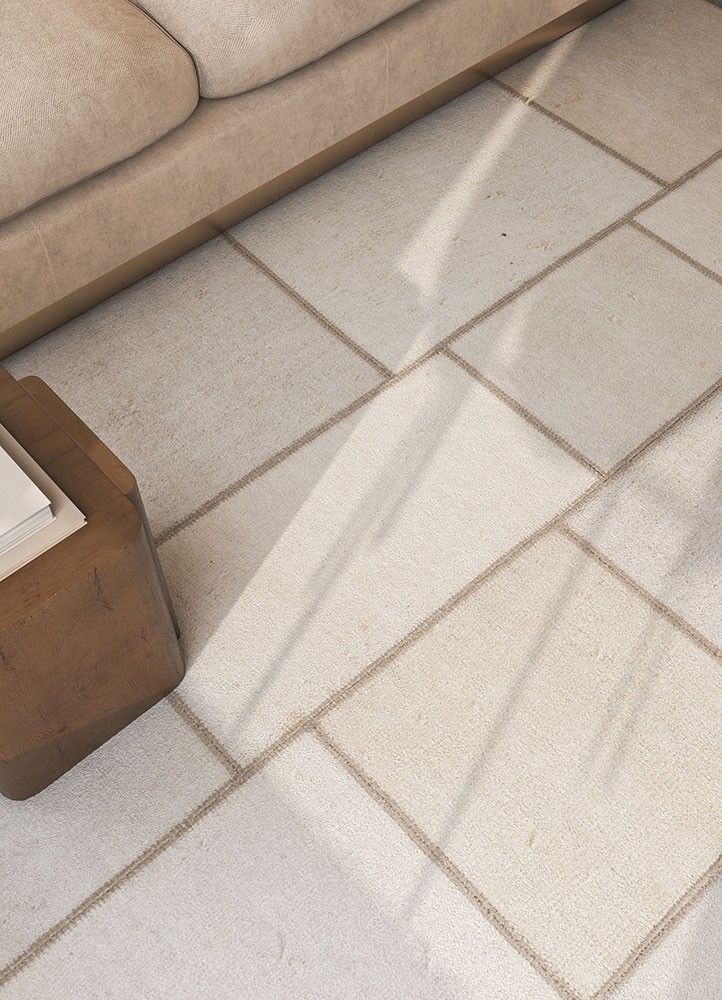 provenance ivory wool hand knotted Rug - Rander