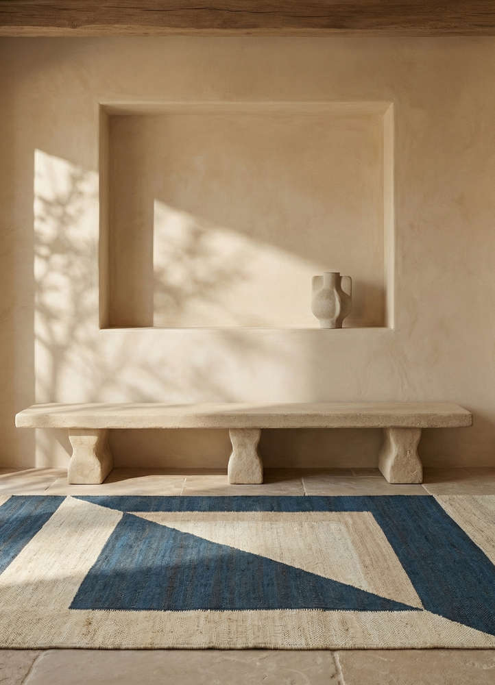 daaira ivory jute and hemp flat weaves Rug - Rander