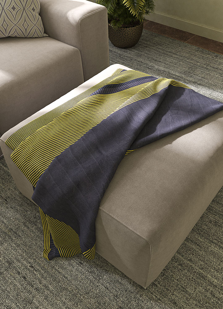 bespoke sile beige and brown polyester hand loom Home Textile - Rander