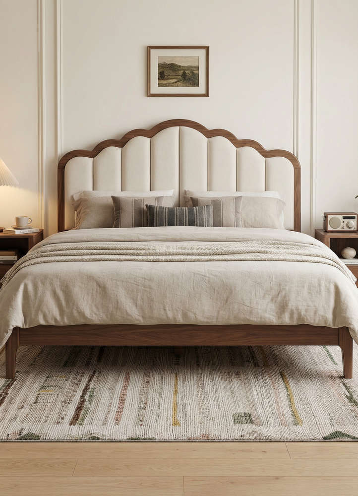 manifest ivory afghan wool hand knotted Rug - Rander