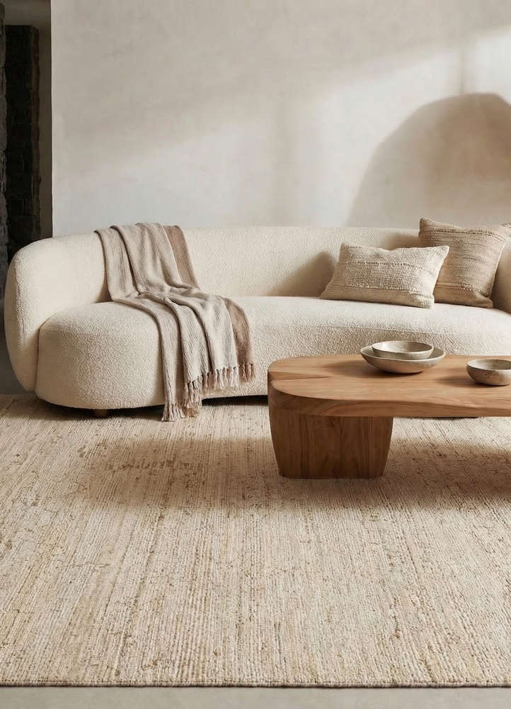 manifest ivory afghan wool hand knotted Rug - Rander