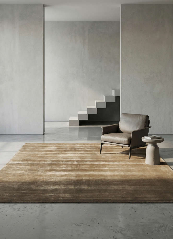 cera green viscose hand tufted Rug - Rander