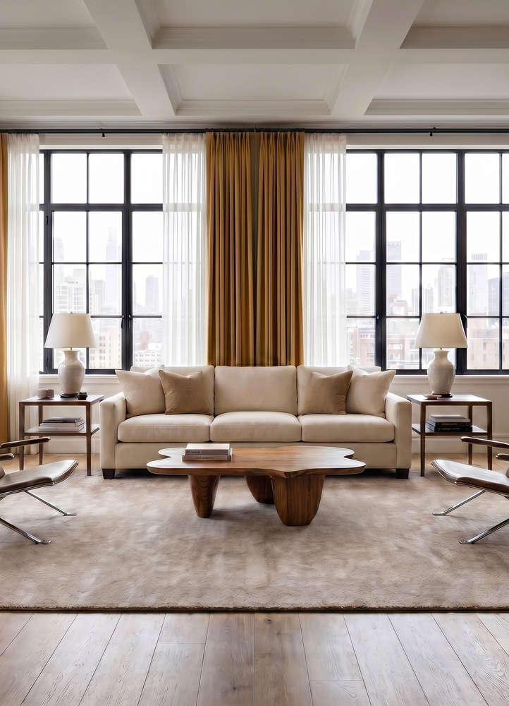 cera grey and black bamboo silk  Rug - Rander