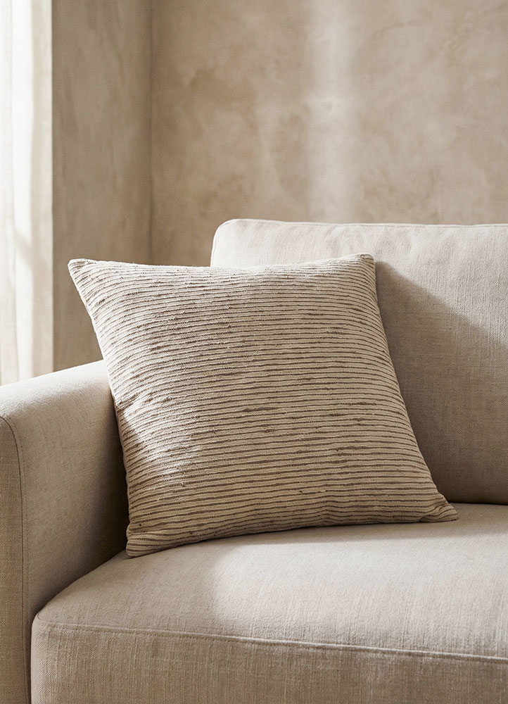 gulmarg ivory silk cushion cover Home Textile - Rander