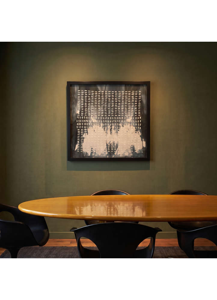 wall installation grey and black cotton wall art WALL ART & TAPESTRY - Rander