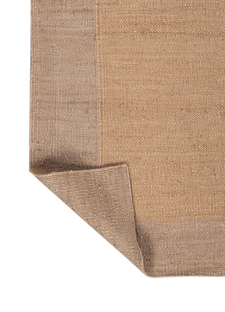 daaira beige and brown jute and hemp flat weaves Rug - Perspective