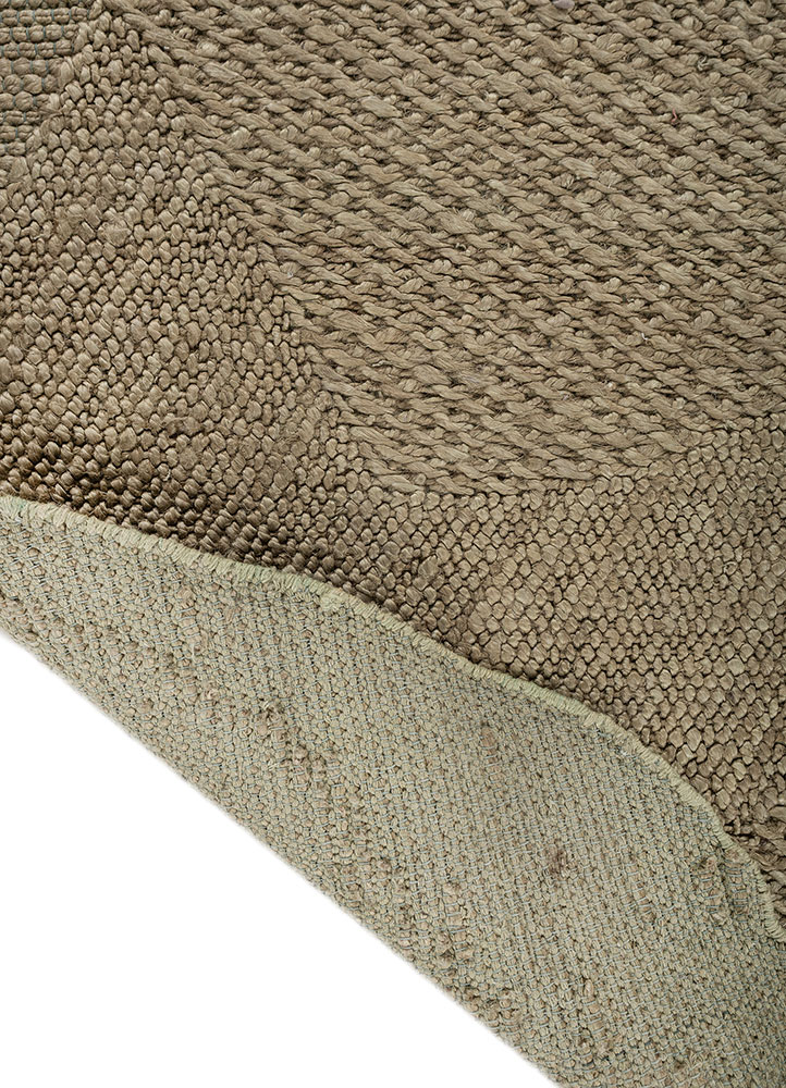 nomadic threads green jute and hemp flat weaves Rug - Perspective