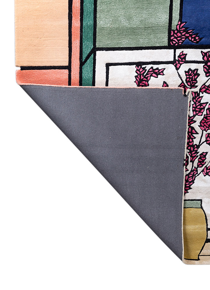 concoction multi wool and viscose hand tufted Rug - Perspective