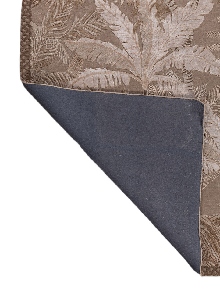 aurelia beige and brown wool and viscose hand tufted Rug - Perspective