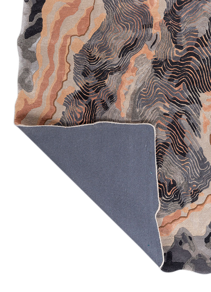 aurelia ivory wool and viscose hand tufted Rug - Perspective