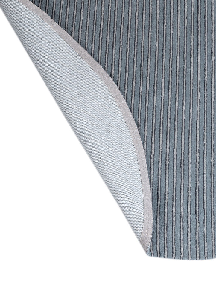 caliedo blue wool hand tufted Rug - Perspective