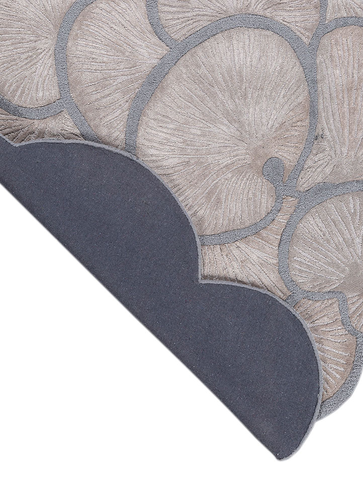 aurelia grey and black wool and viscose hand tufted Rug - Perspective