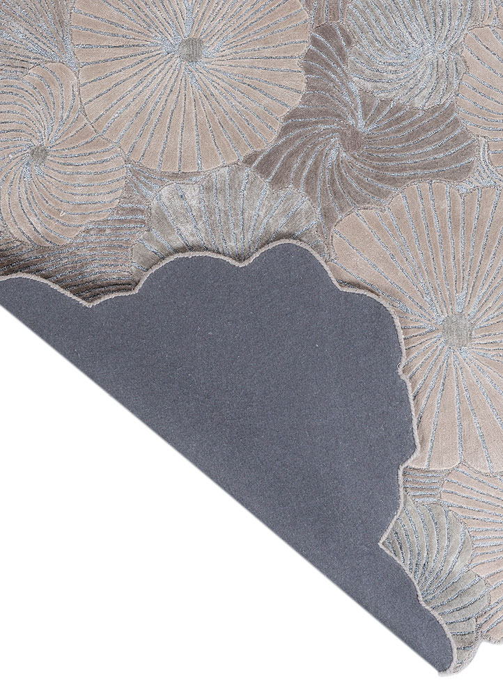 aurelia ivory wool and viscose hand tufted Rug - Perspective
