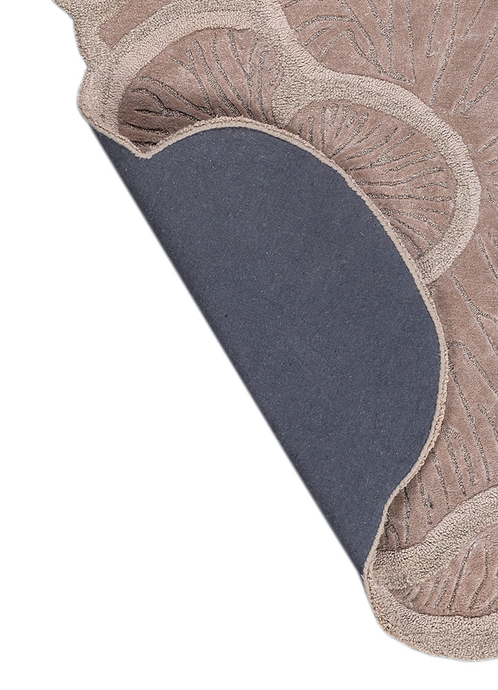 aurelia beige and brown wool and viscose hand tufted Rug - Perspective