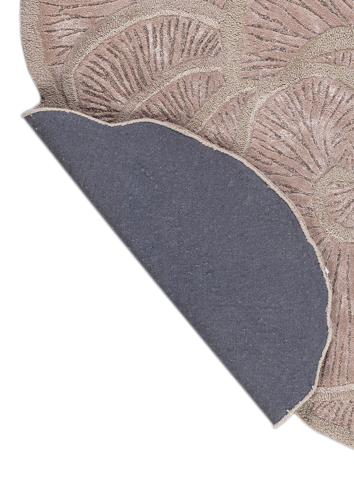 aurelia beige and brown wool and viscose hand tufted Rug - Perspective