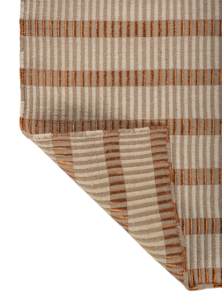 nomadic threads beige and brown jute and hemp flat weaves Rug - Perspective