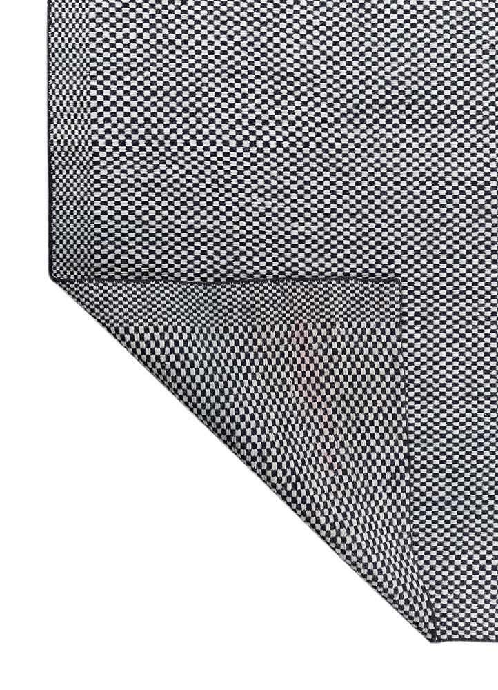 basis ivory wool flat weaves Rug - Perspective