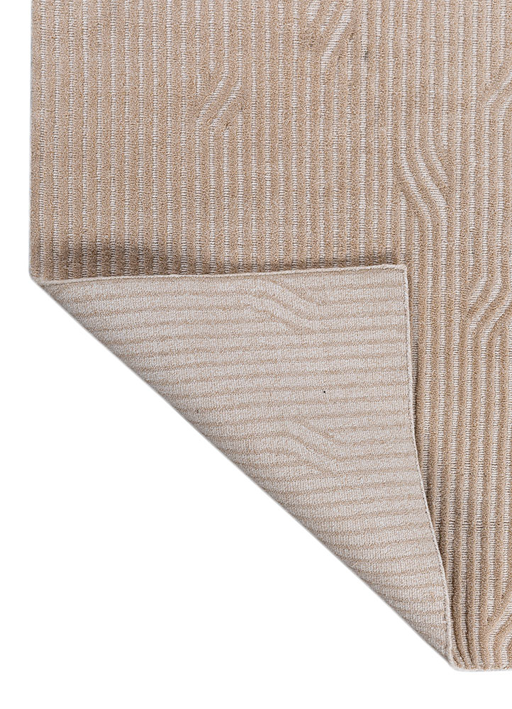 verve ivory acrylic hand knotted Rug - Perspective