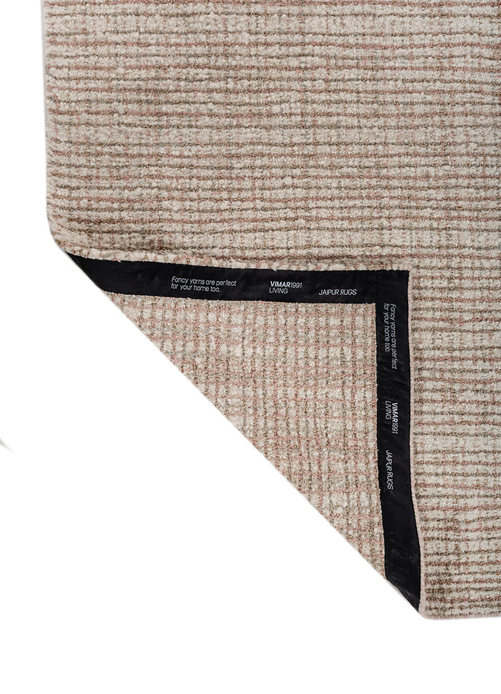 atelier ivory acrylic hand knotted Rug - Perspective