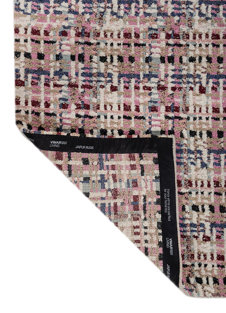 atelier ivory acrylic hand knotted Rug - Perspective