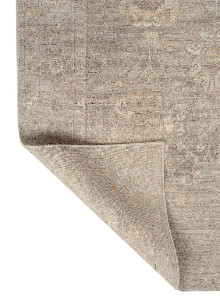 viscaya ivory wool hand knotted Rug - Perspective