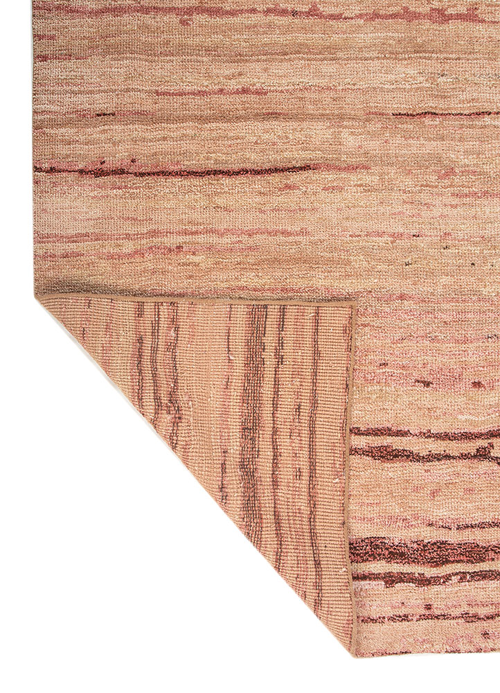 uvenuti beige and brown wool hand knotted Rug - Perspective
