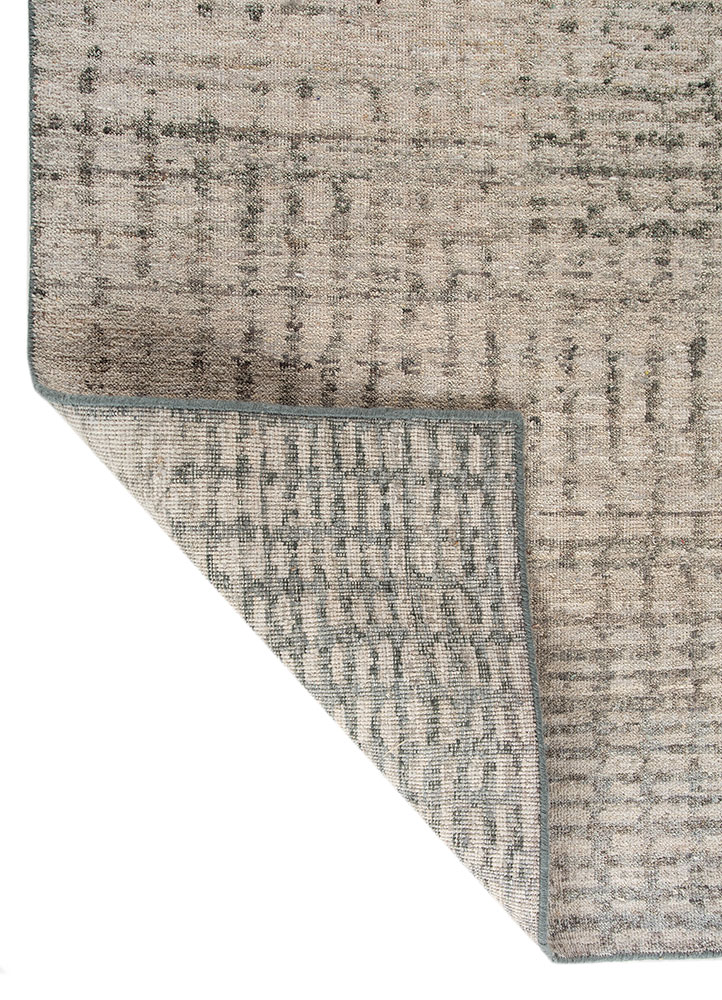 uvenuti green wool hand knotted Rug - Perspective