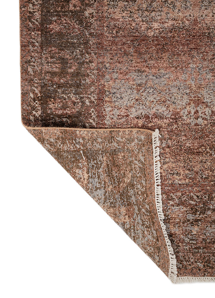 viscaya gold afghan wool hand knotted Rug - Perspective
