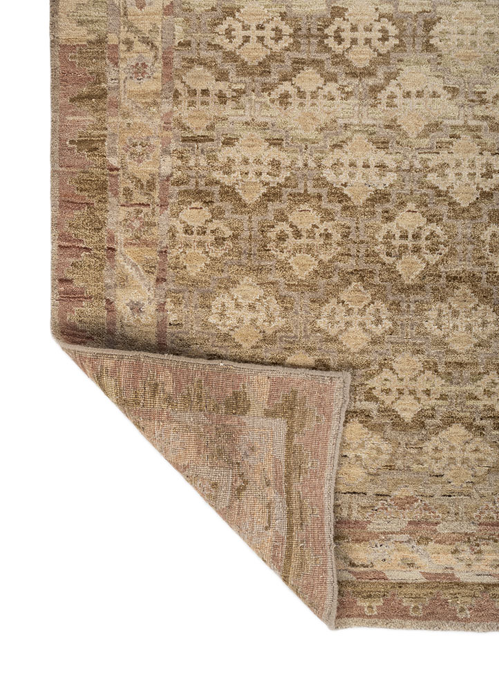 viscaya gold wool hand knotted Rug - Perspective