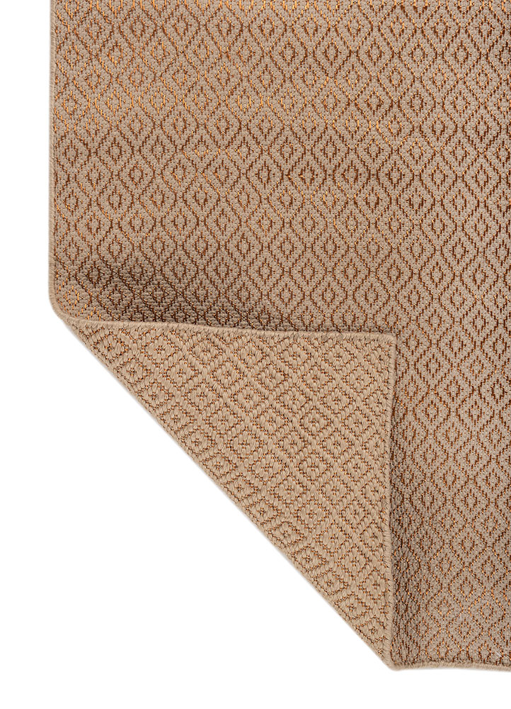 basis red and orange acrylic flat weaves Rug - Perspective