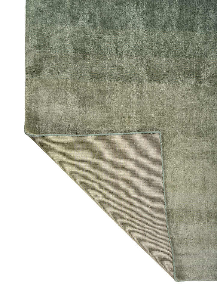 jean green bamboo silk hand loom Rug - Perspective