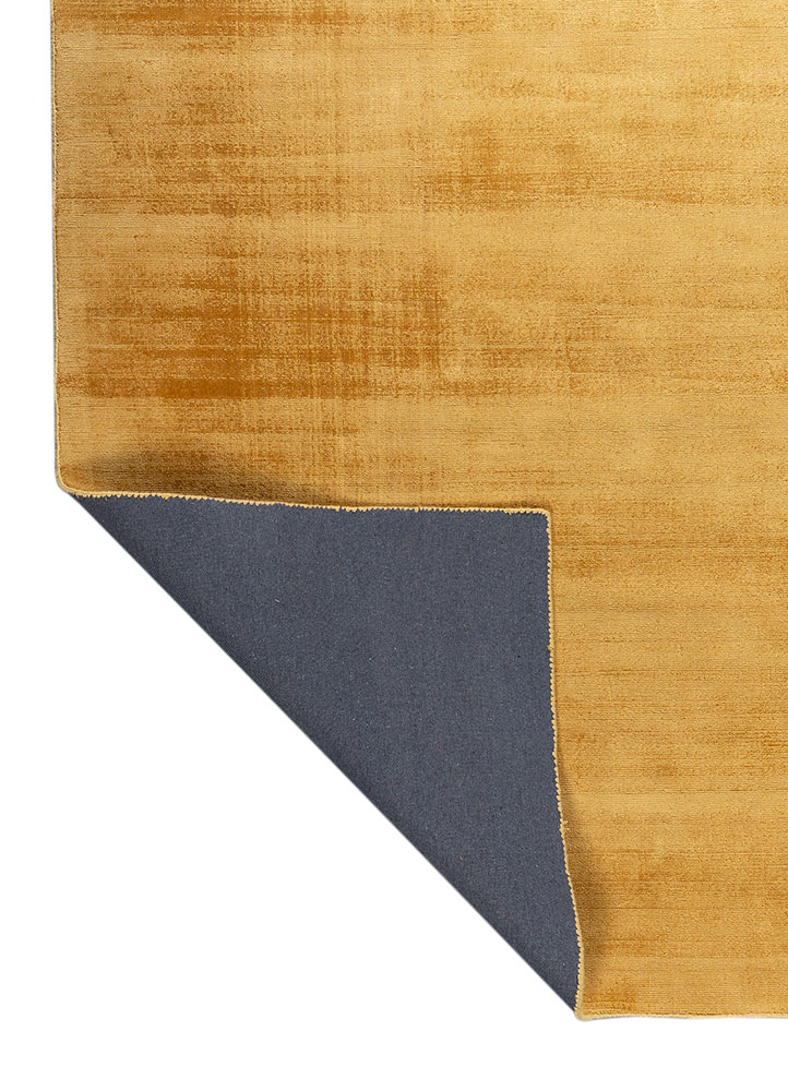 basis gold viscose hand loom Rug - Perspective