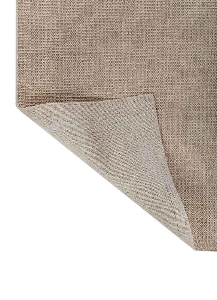 saga ivory wool hand loom Rug - Perspective