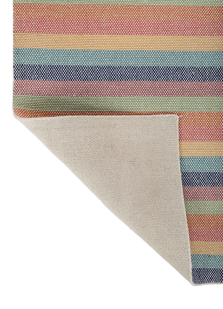 indusbar ivory wool hand loom Rug - Perspective