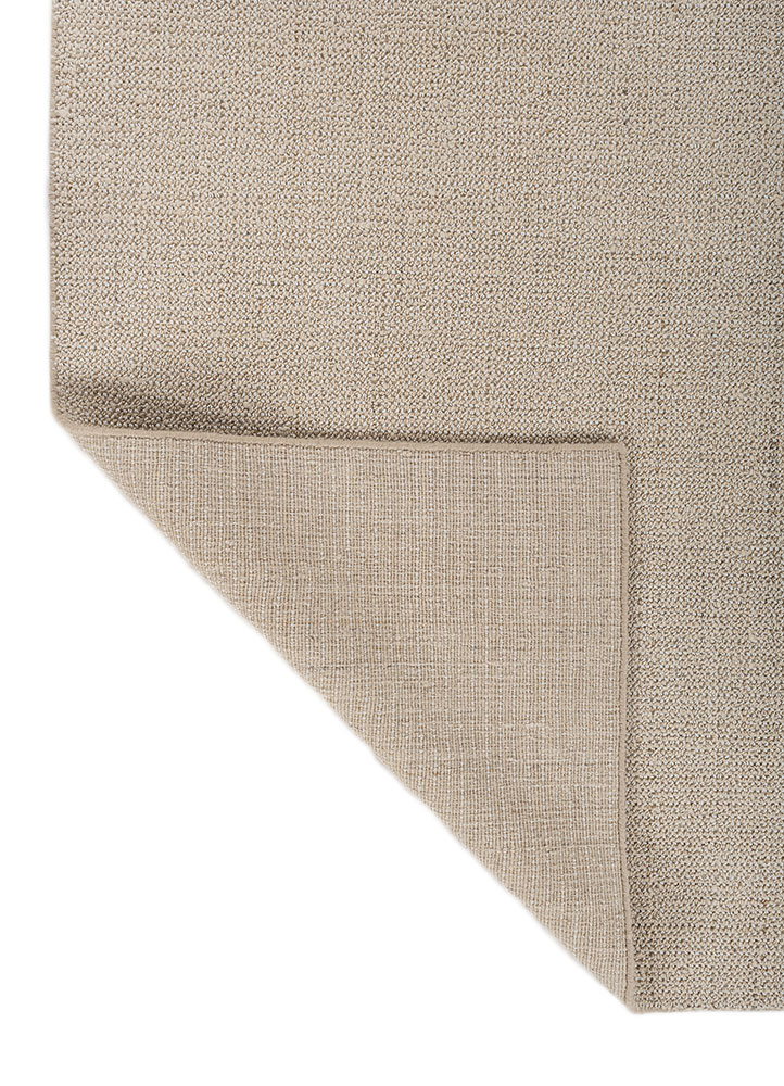 basis ivory wool hand loom Rug - Perspective