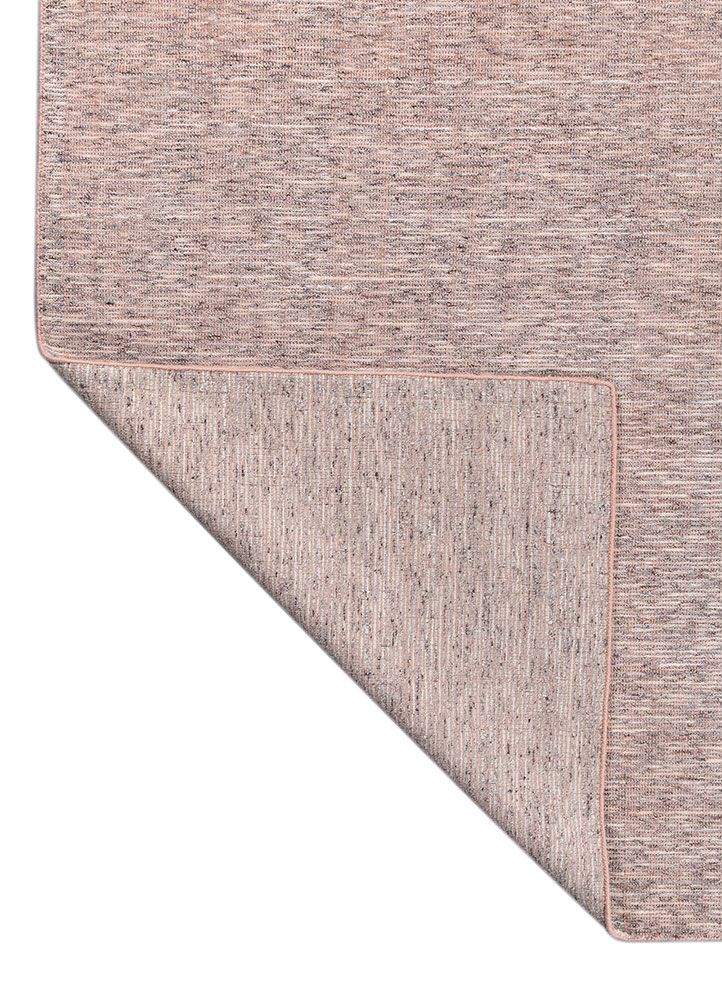 tesoro red and orange wool and viscose hand loom Rug - Perspective