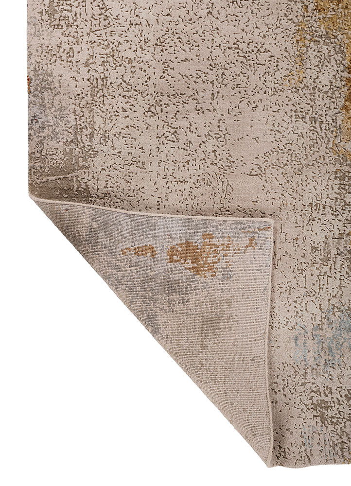 uvenuti pink and purple wool and bamboo silk hand knotted Rug - Perspective