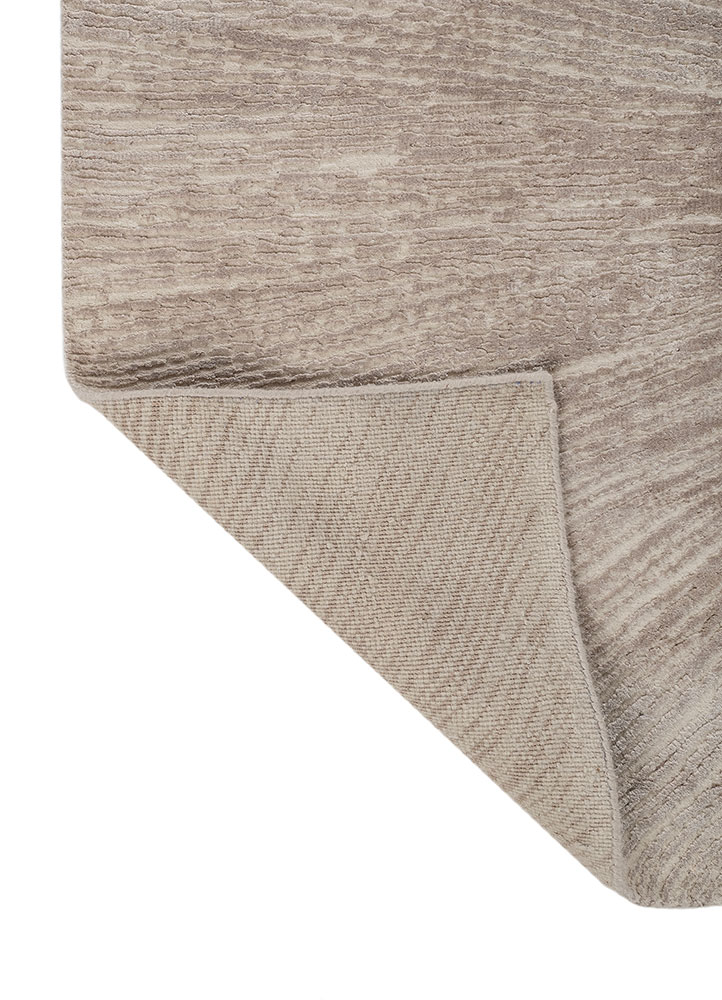 uvenuti ivory wool and bamboo silk hand knotted Rug - Perspective