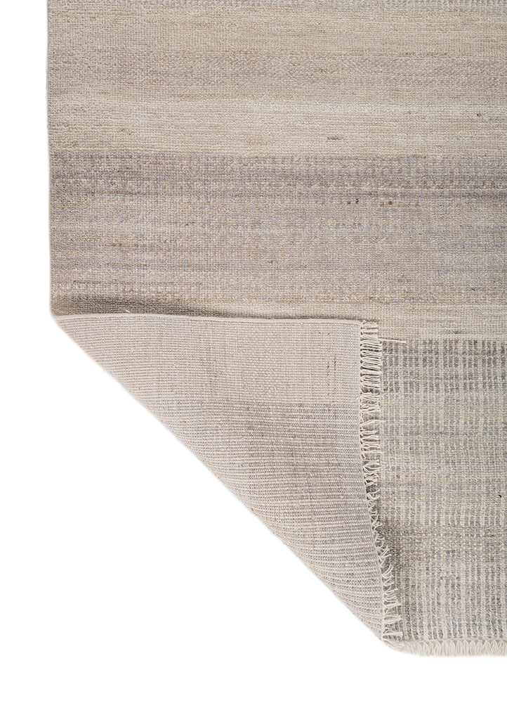 blythe ivory afghan wool hand knotted Rug - Perspective