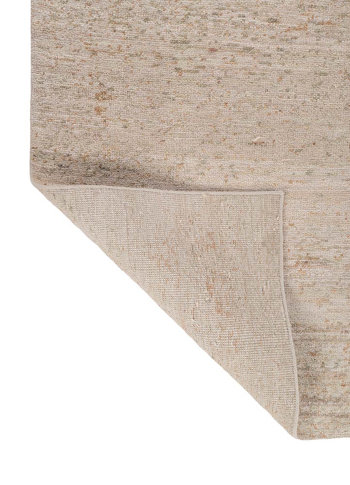someplace in time ivory wool hand knotted Rug - Perspective
