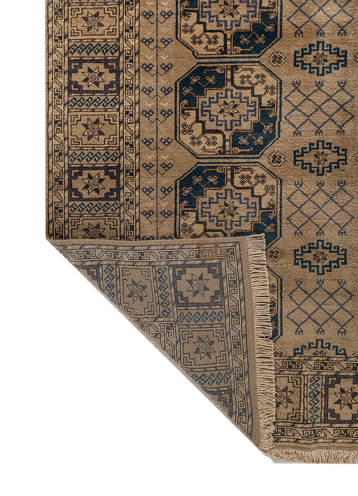 kiaan green wool hand knotted Rug - Perspective