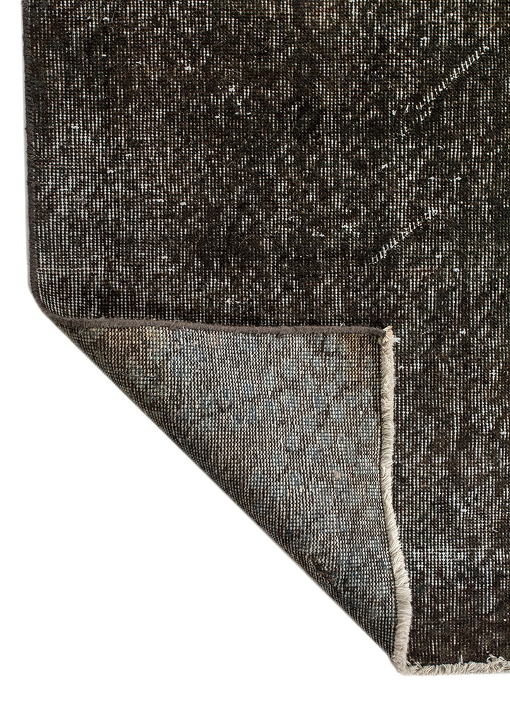 lacuna beige and brown wool hand knotted Rug - Perspective
