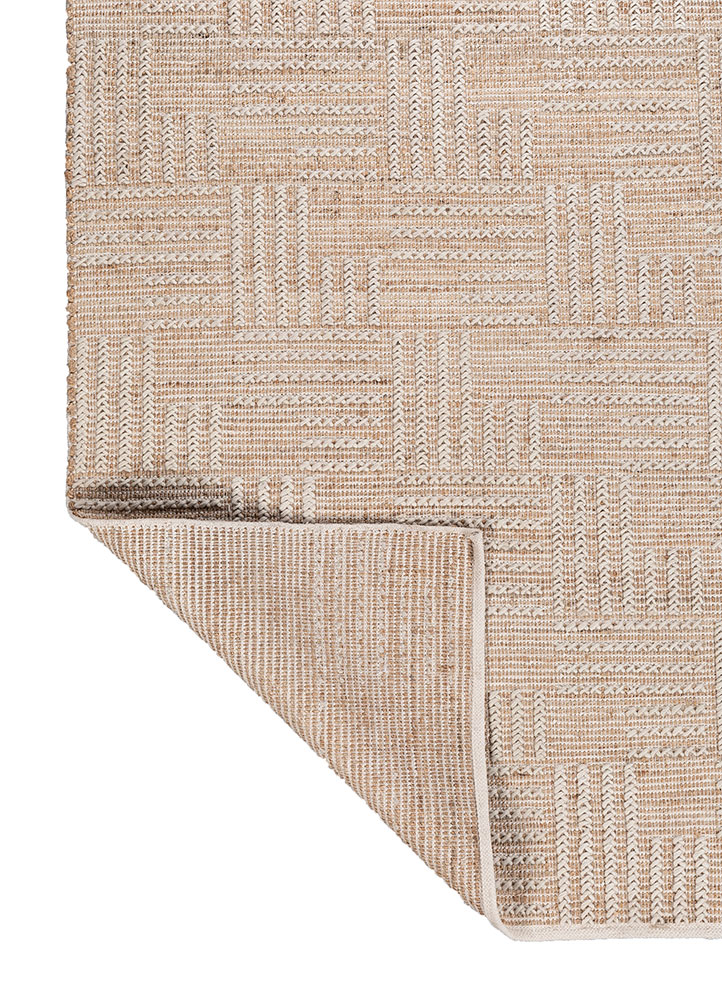 nomadic threads beige and brown jute and hemp flat weaves Rug - Perspective