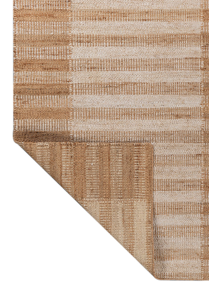nomadic threads beige and brown jute and hemp flat weaves Rug - Perspective