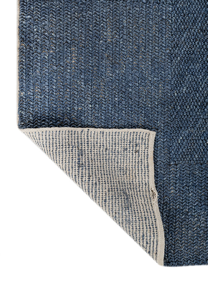 nomadic threads blue jute and hemp flat weaves Rug - Perspective