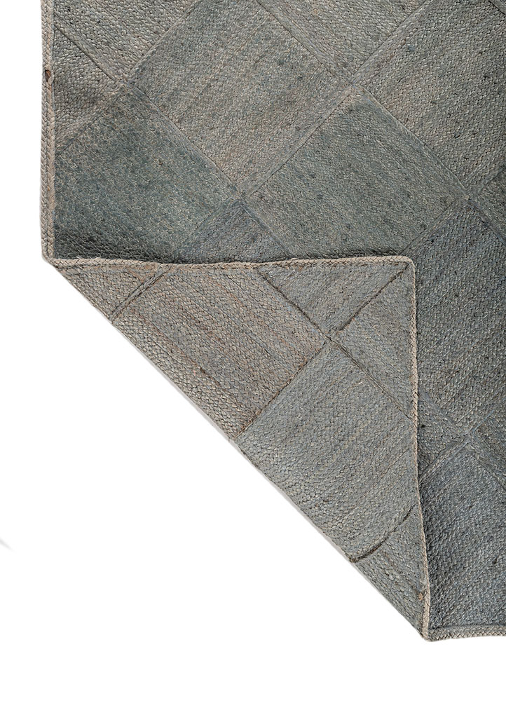 nomadic threads blue jute and hemp flat weaves Rug - Perspective