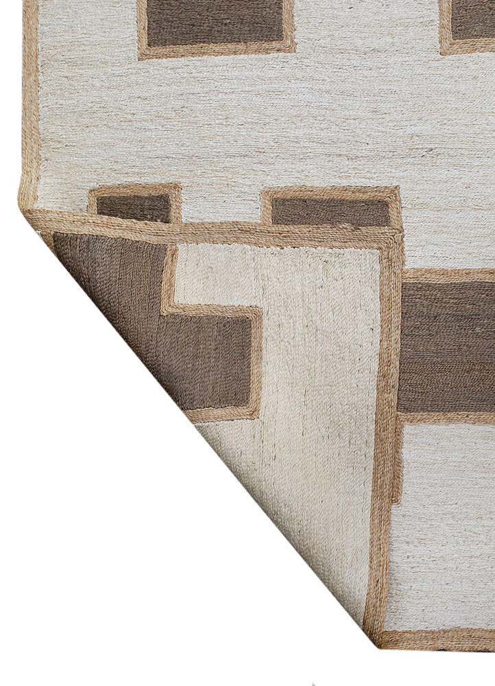 nomadic threads ivory jute and hemp flat weaves Rug - Perspective
