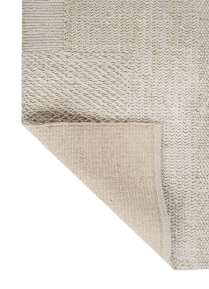 nomadic threads ivory jute and hemp flat weaves Rug - Perspective