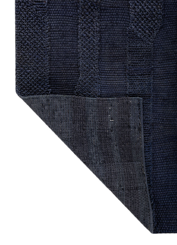nomadic threads blue jute and hemp flat weaves Rug - Perspective